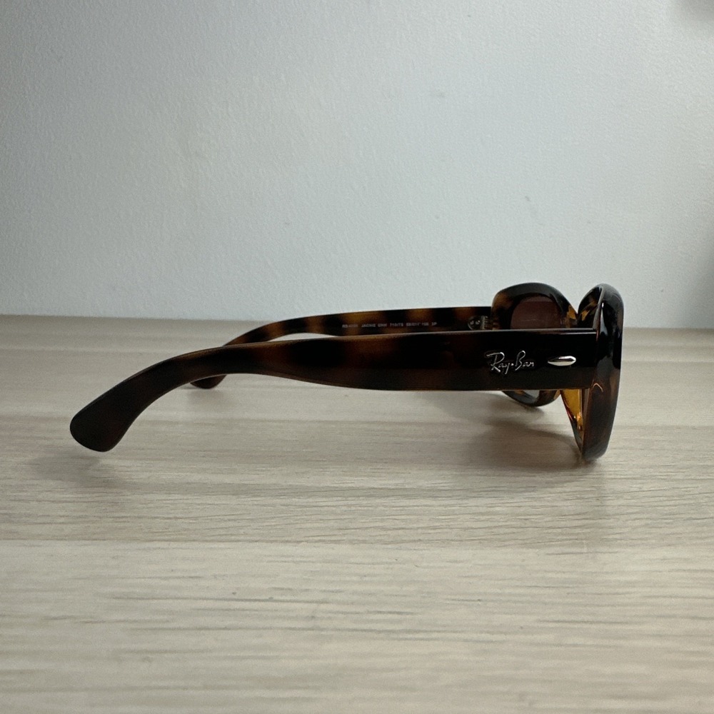 RB 4101 Jackie Ohh Polarized Sunglasses Tortoise Frames / Brown Lenses - Picture 2 of 6